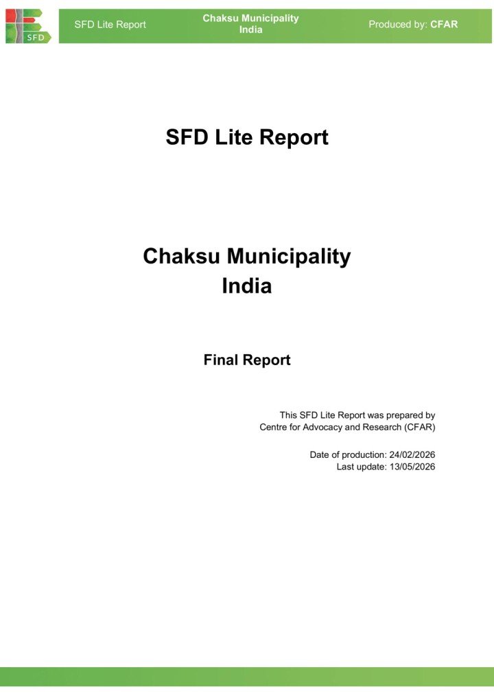 SFD (Lite) Report - Chaksu Muncipality